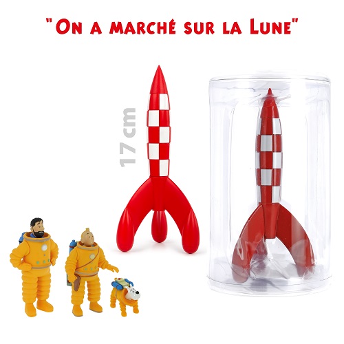 Fusée Tintin 17cm