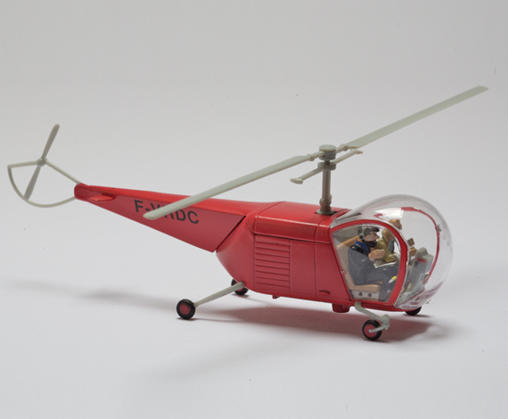 Hélicoptère Rouge De L'Affaire Tournesol - Tintin - 1/43 Atlas - En Boîte
