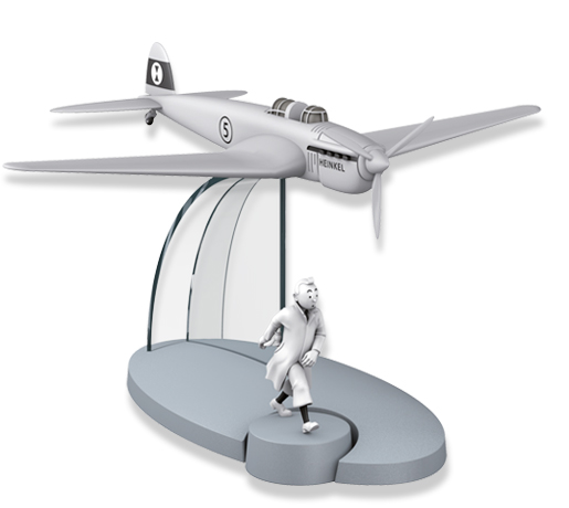 Figurine Tintin En Avion N°16 – Le Chasseur Bordures, Le Sceptre D'Ottokar, Neuve