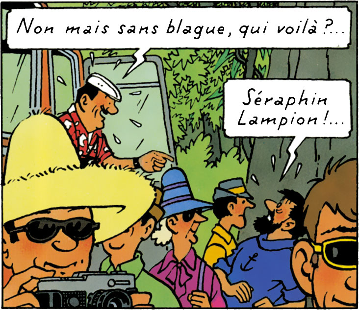 Tintin et les Picaros - Séraphin Lampion, Haddock