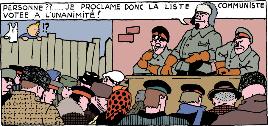 Tintin au pays des soviets