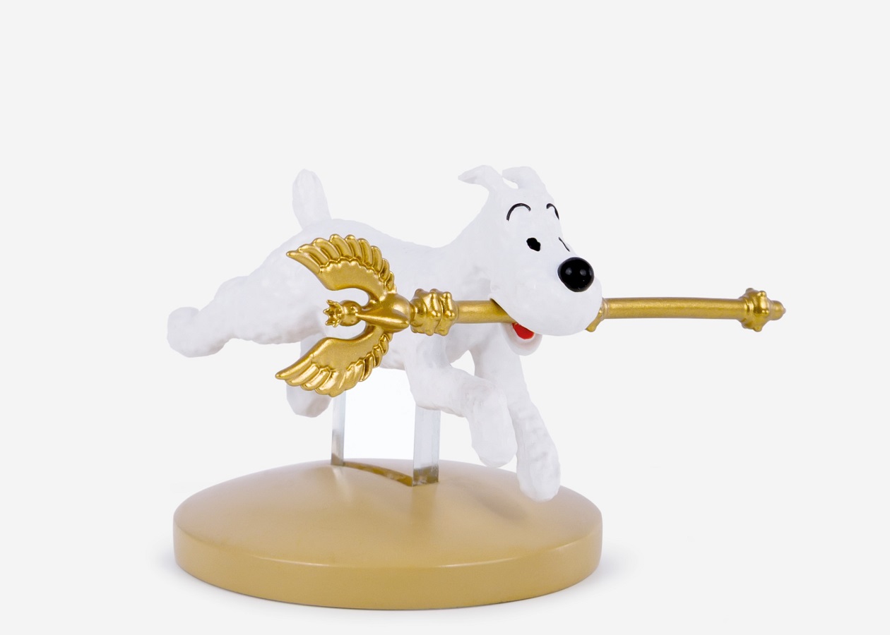 Milou avec le sceptre - Le Sceptre d'Ottokar