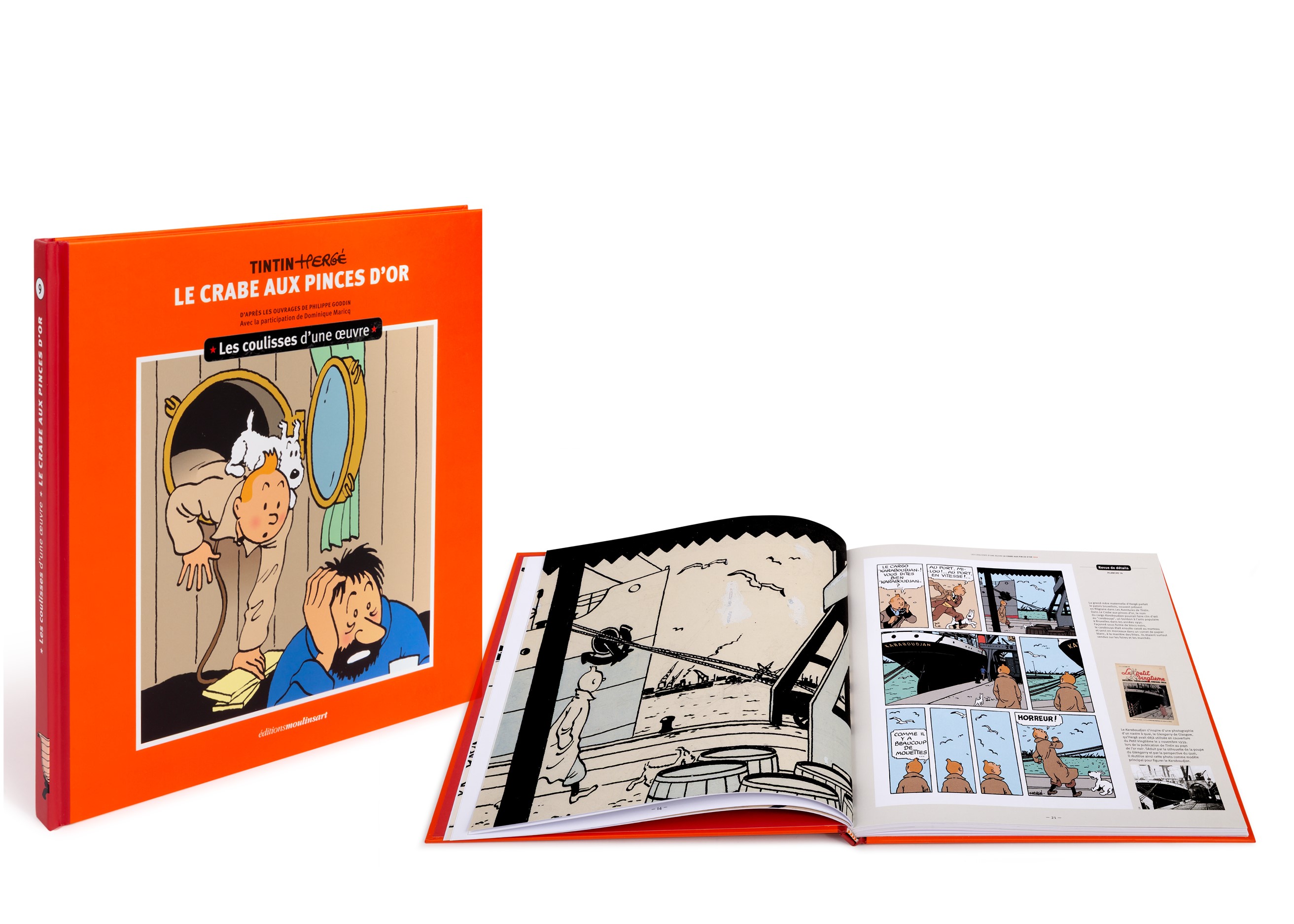 Les Coulisses d'une œuvre - De Krab met de gulden scharen