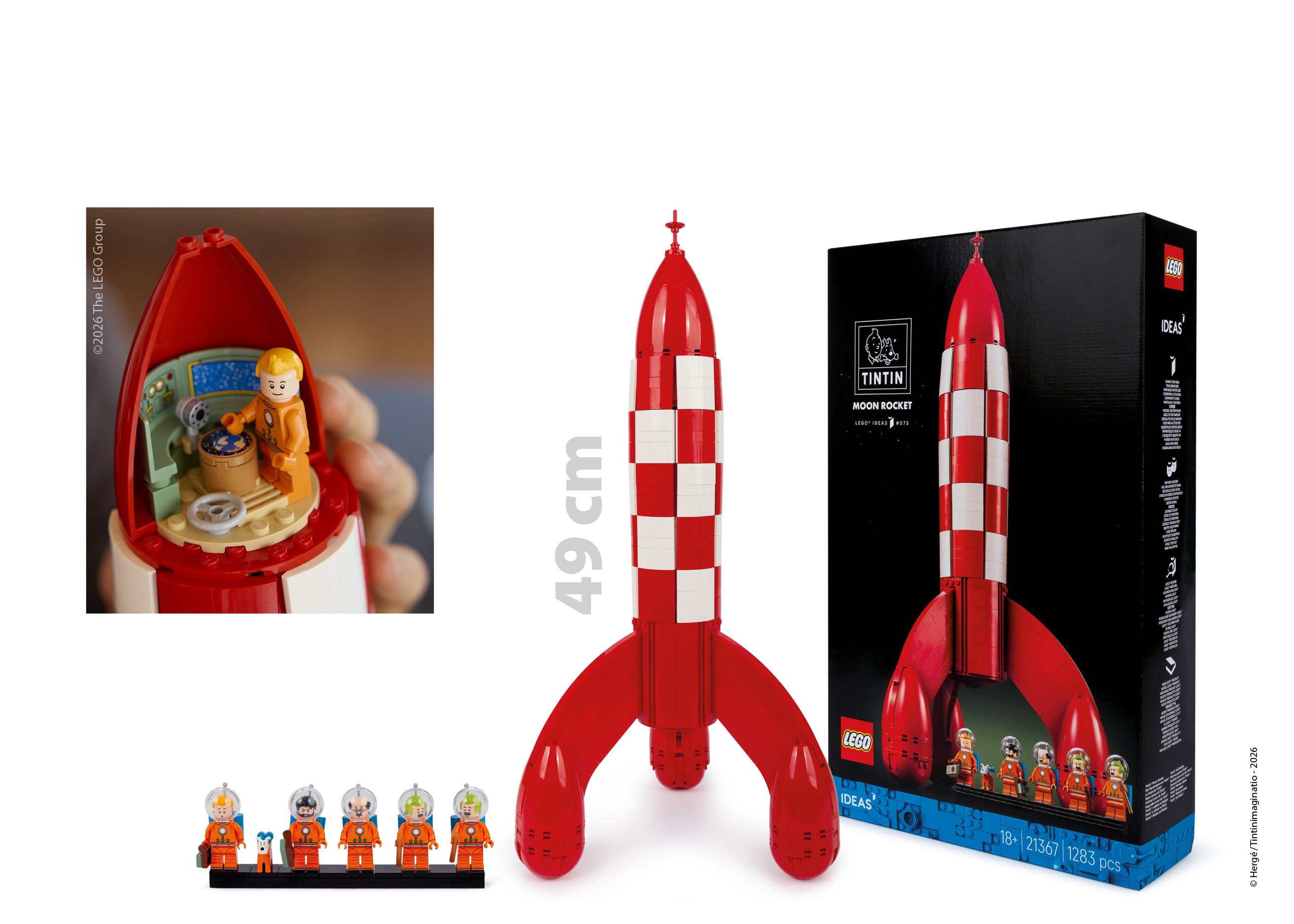 LEGO® Ideas Tintin® Fusée Lune