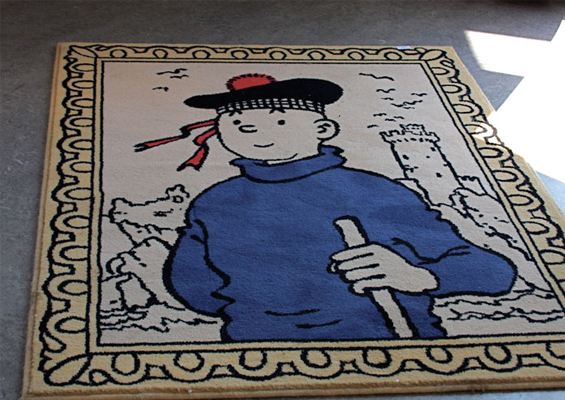 Hergé - 2x Coffret scene in plastic - Tintin au marché aux