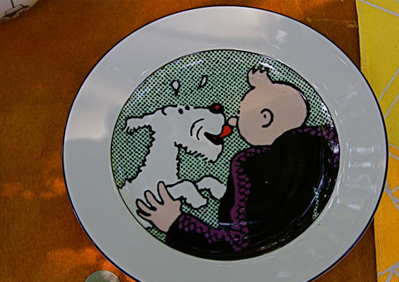 Tenth special flea market dedicated to the work of Hergé