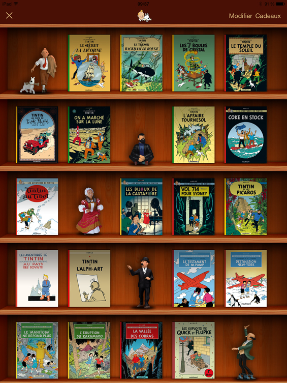 App Tintin, l’aventure numérique progresse…