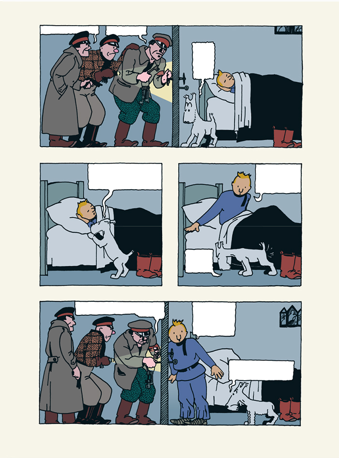 "Tintin au pays des Soviets" à la GALERIE TINTIN©HERGE