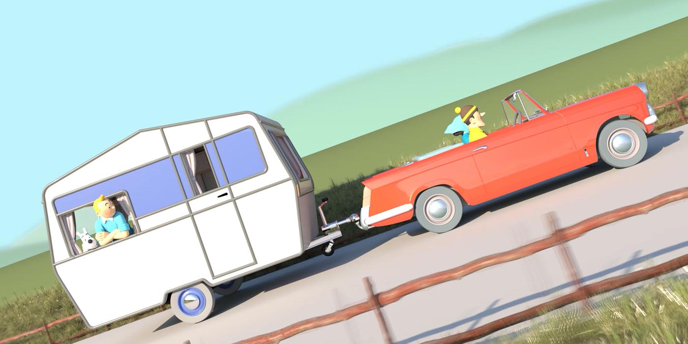 Les voitures de Tintin en Belgique