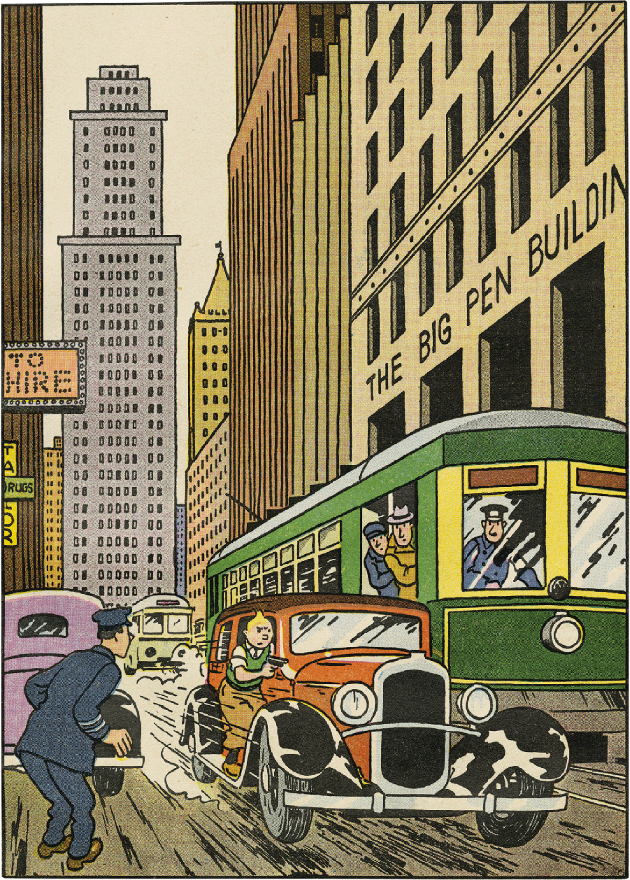 Tintin en Amérique - Hors texte couleurs