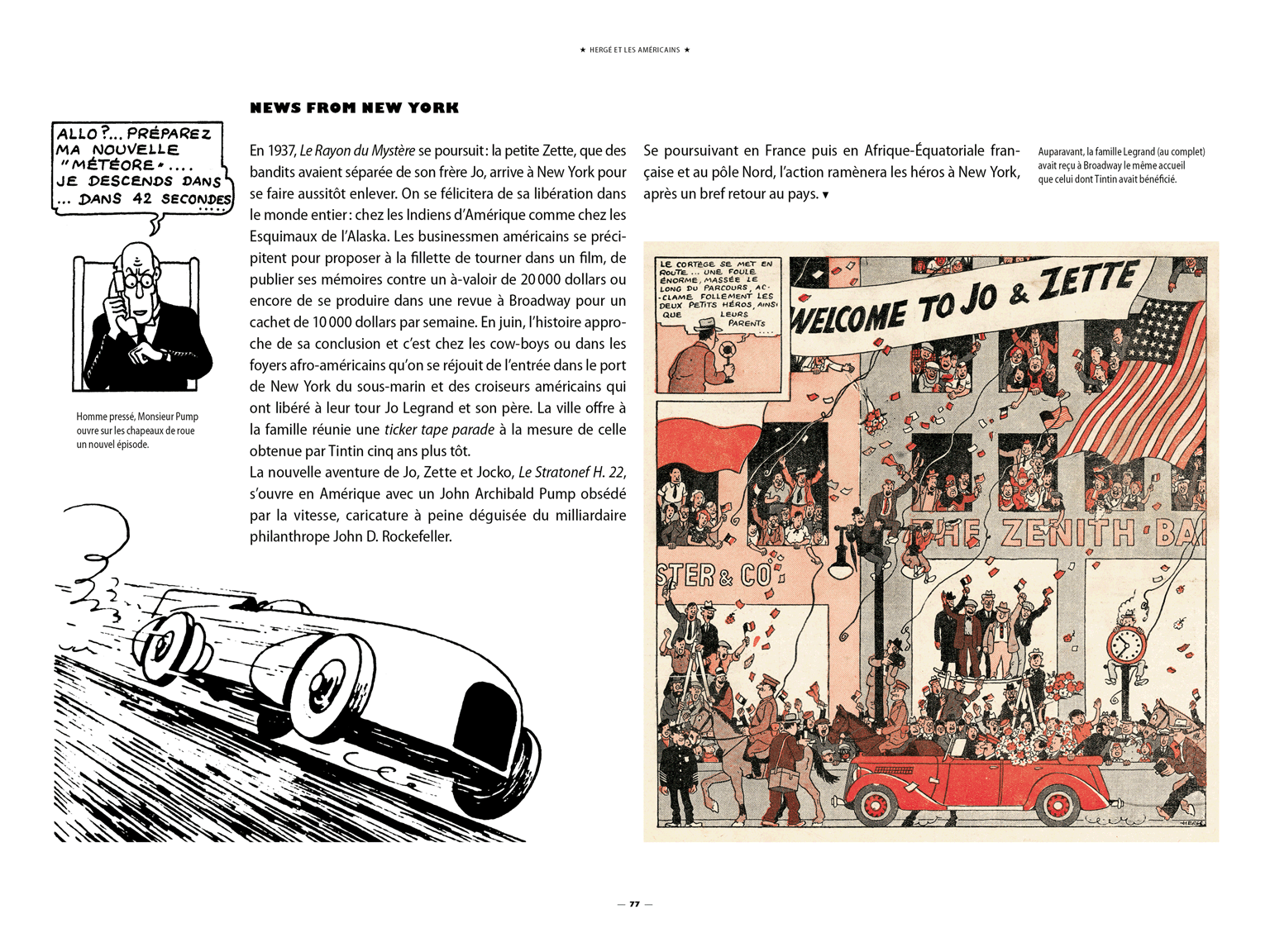 Hergé, Tintin et les Américains par Philippe Goddin