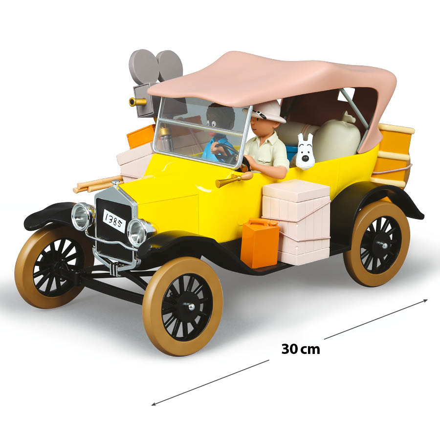 La voiture jaune de Tintin