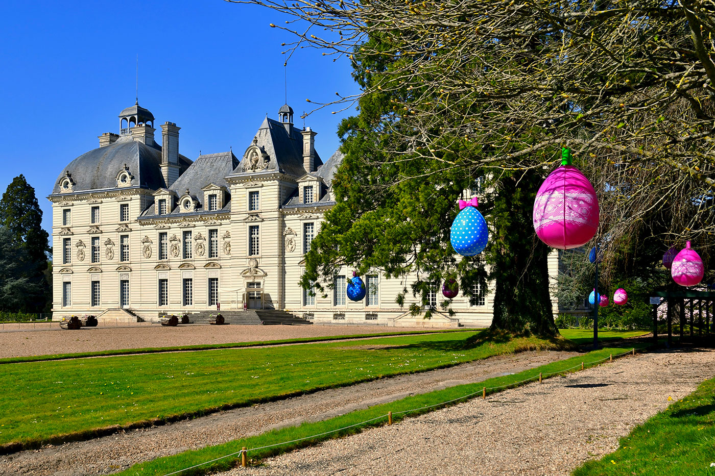 Le Château de Cheverny aux couleurs de Pâques 