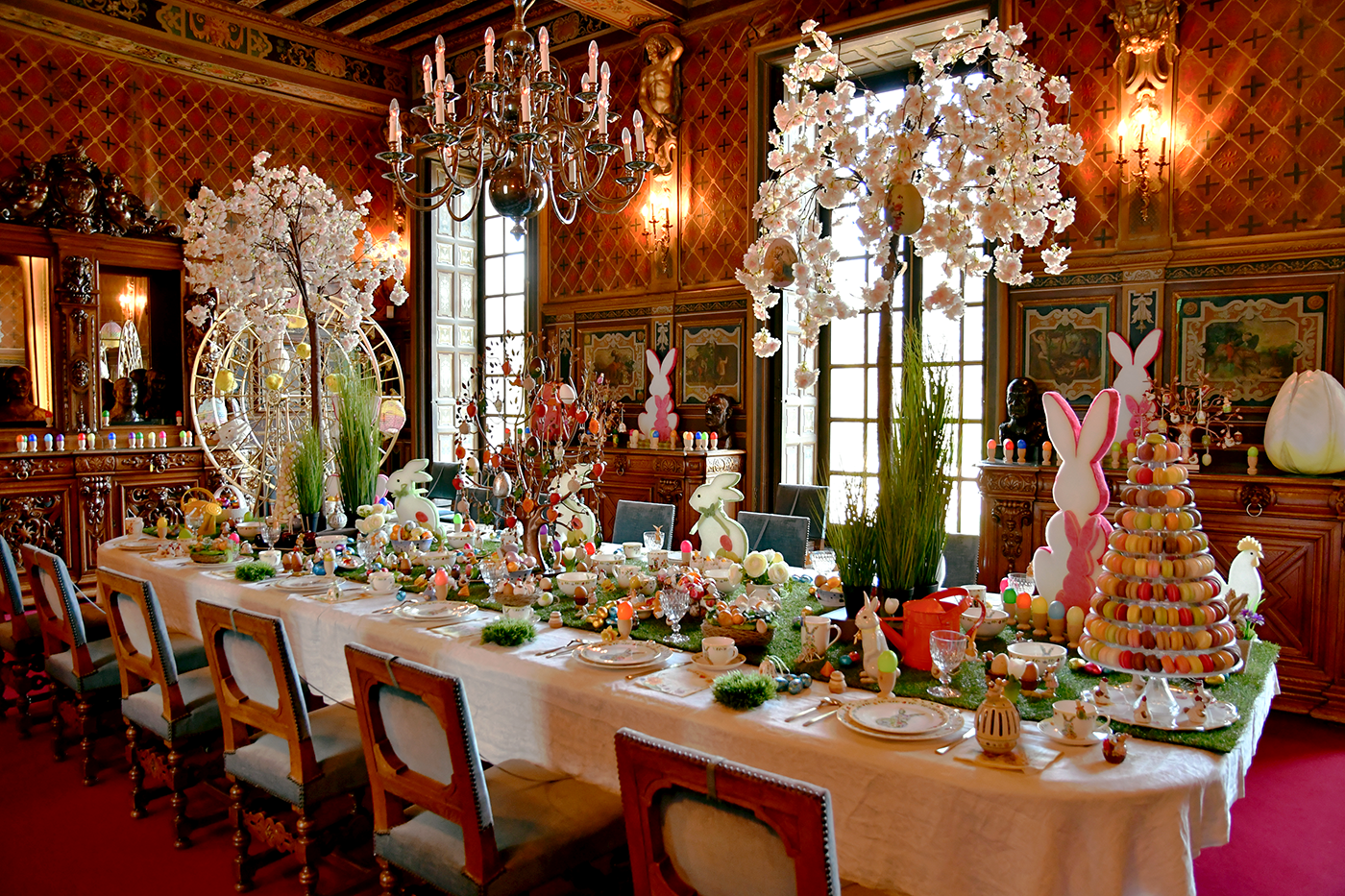Le Château de Cheverny aux couleurs de Pâques 