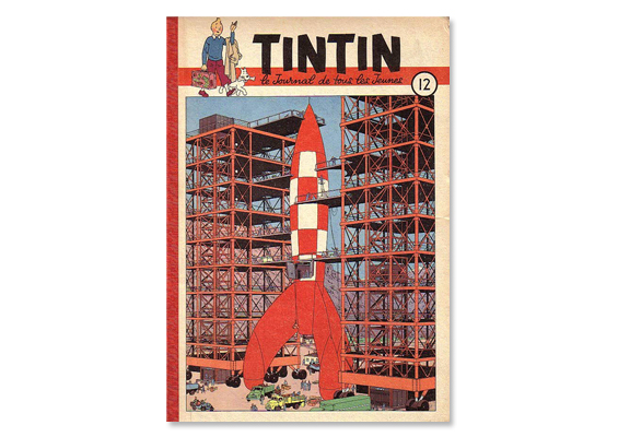 couverture du Journal Tintin en 1950