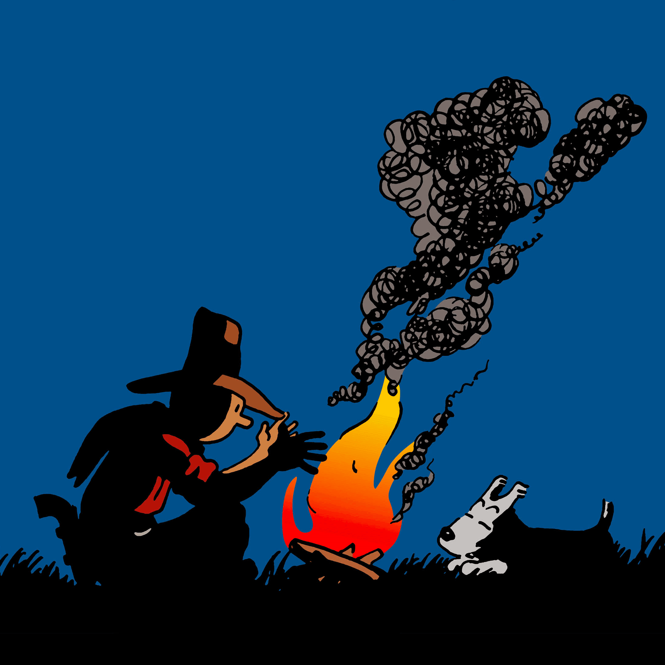Tintin in America - Tintin and Snowy