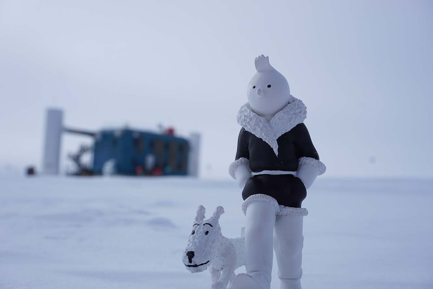 Tintin et Milou au pôle Sud