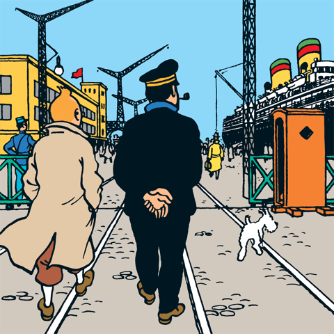 Tintin est revenu à Saint-Nazaire il y a 30 ans
