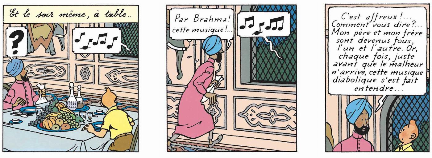 Boite a musique tintin en amerique marque trousselier - Collection