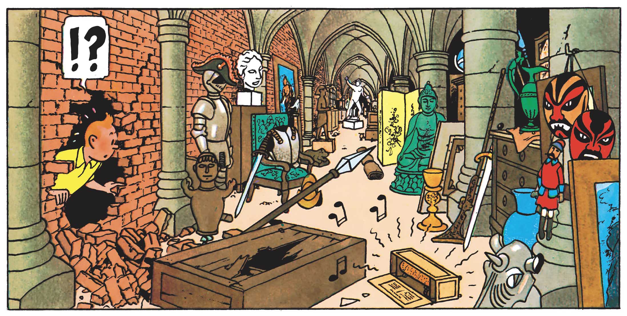 The Gothic Architecture in The Adventures of Tintin
