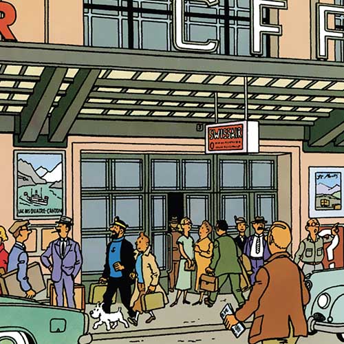 La case qui parle : Hergé en immersion 