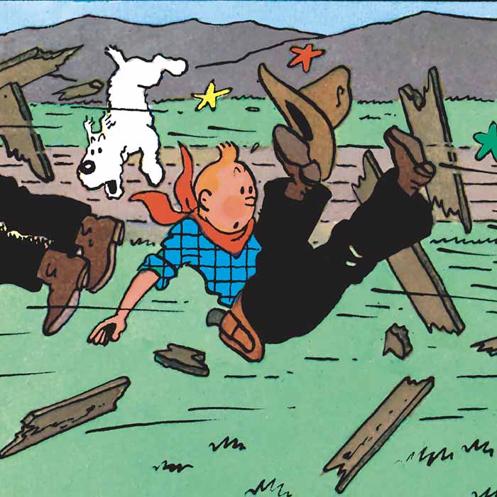 Tintin ou la grammaire du geste