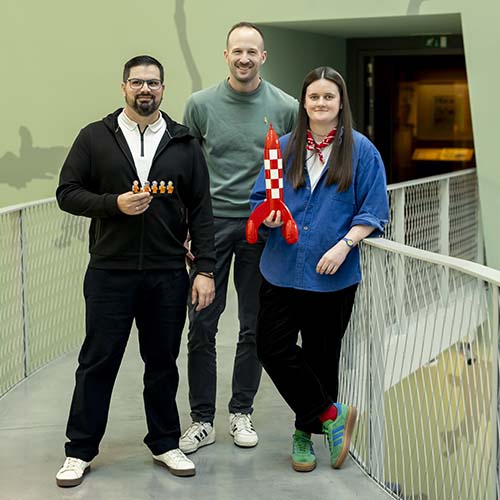 La fusée lunaire LEGO® Ideas Tintin® a été dévoilée au Musée Hergé