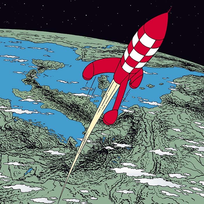 La fusée de Tintin : un mythe graphique
