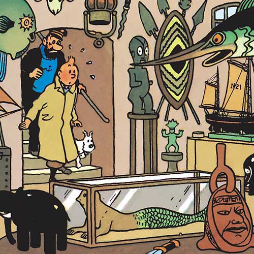 Les musées dans Tintin : entre mystère et aventure