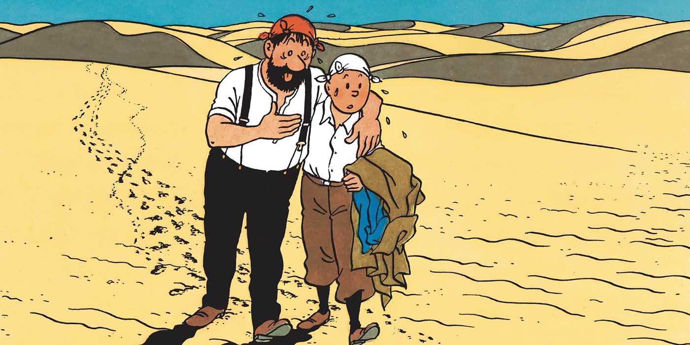 Tintin à l’épreuve du soleil 