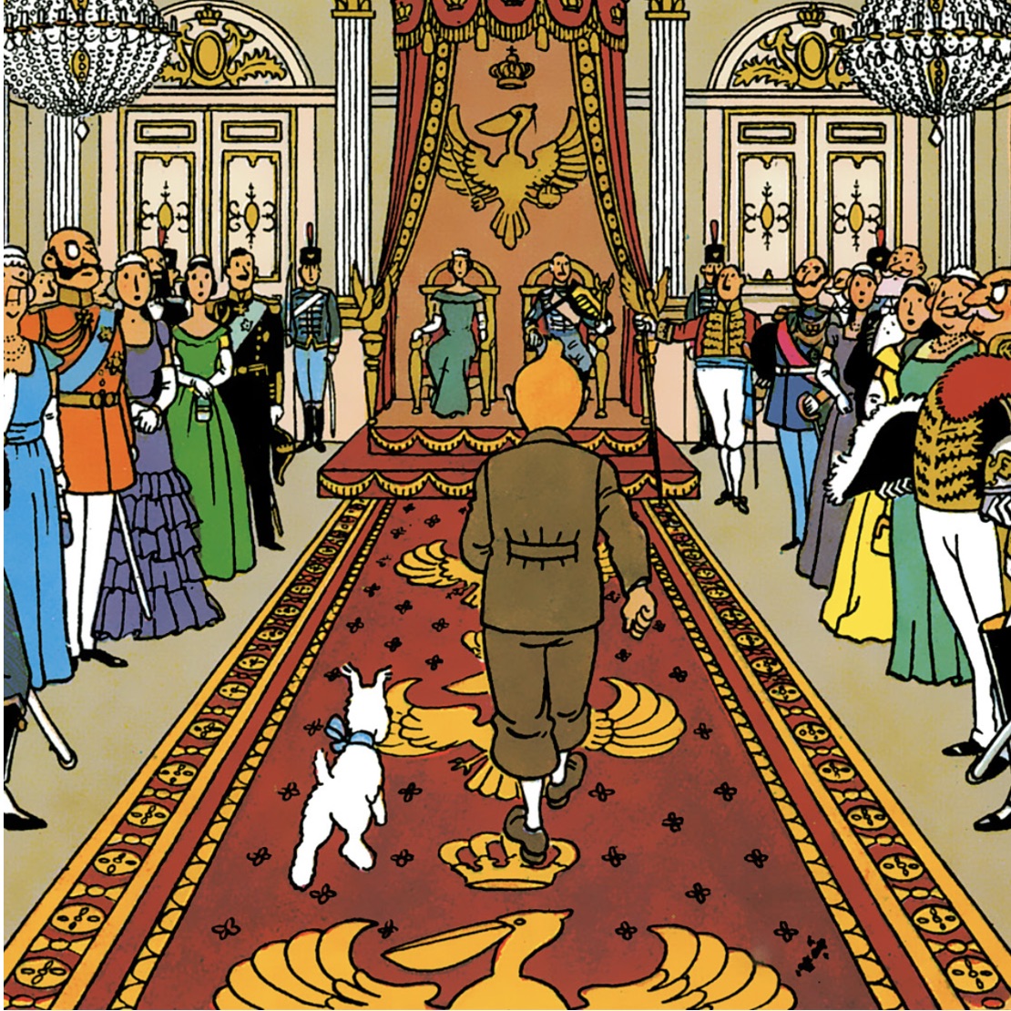 La case qui parle : Hergé parmi les Syldaves