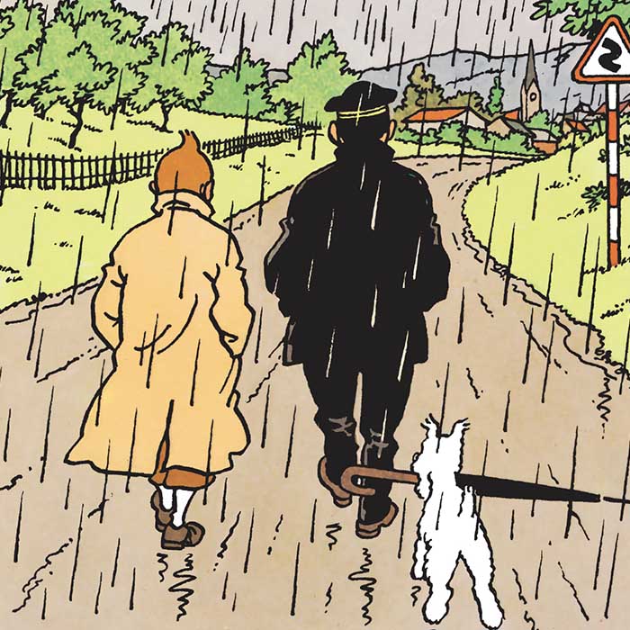 Sale temps pour Tintin ! 