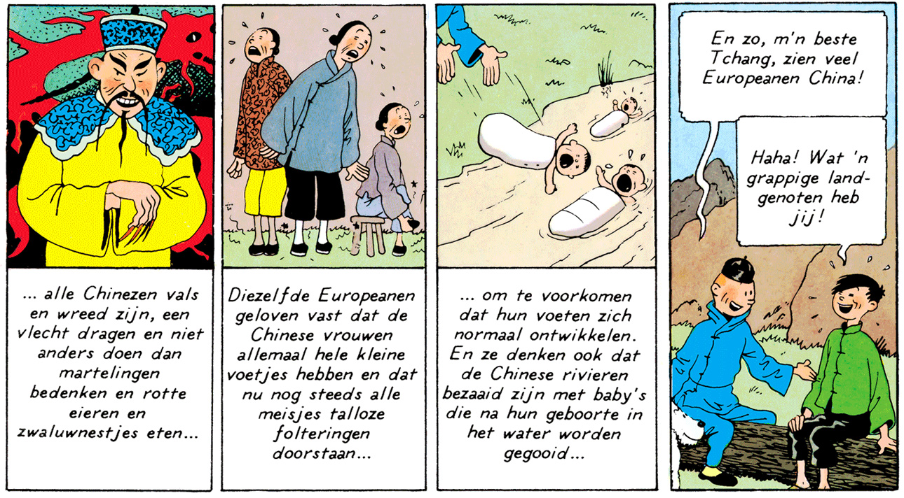Extrait du Lotus bleu la culture chinoise