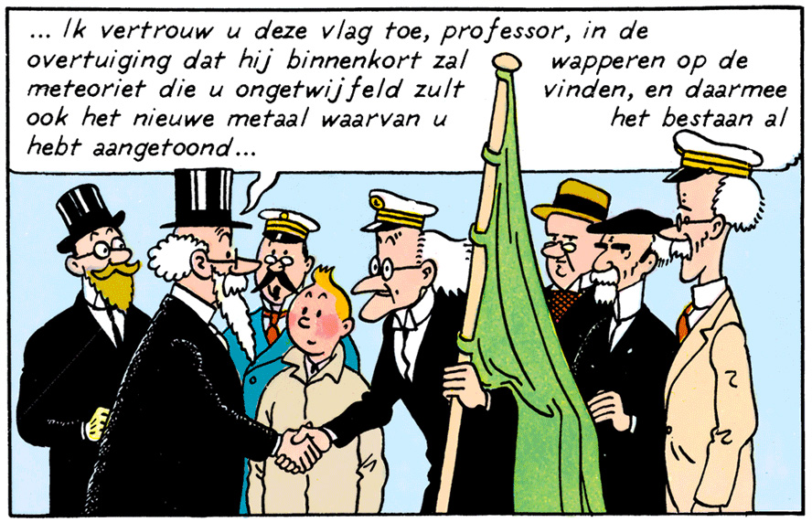 L'Etoile Mystérieuse les professeurs se serrent la main