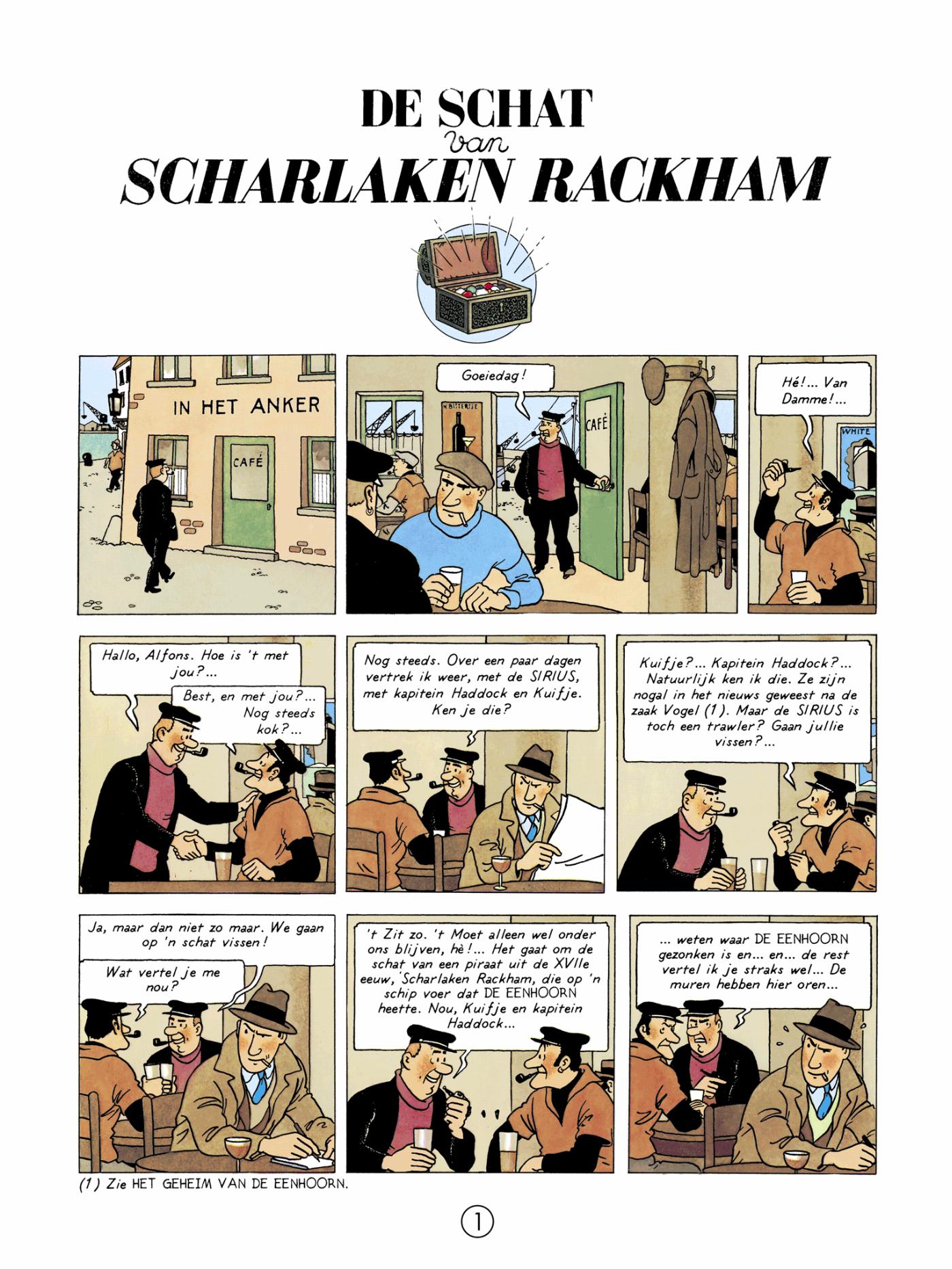 Le Trésor de Rackham le Rouge - page 1