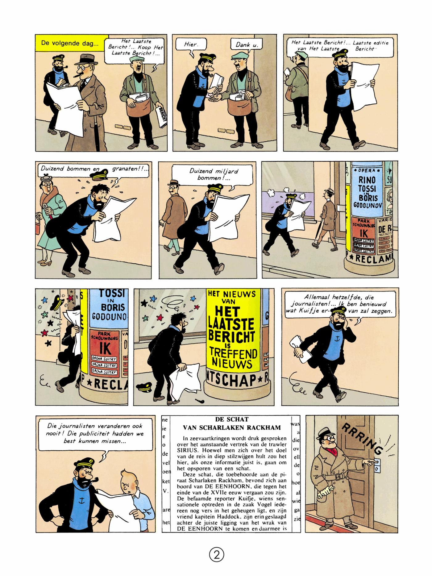 Le Trésor de Rackham le Rouge - page 2