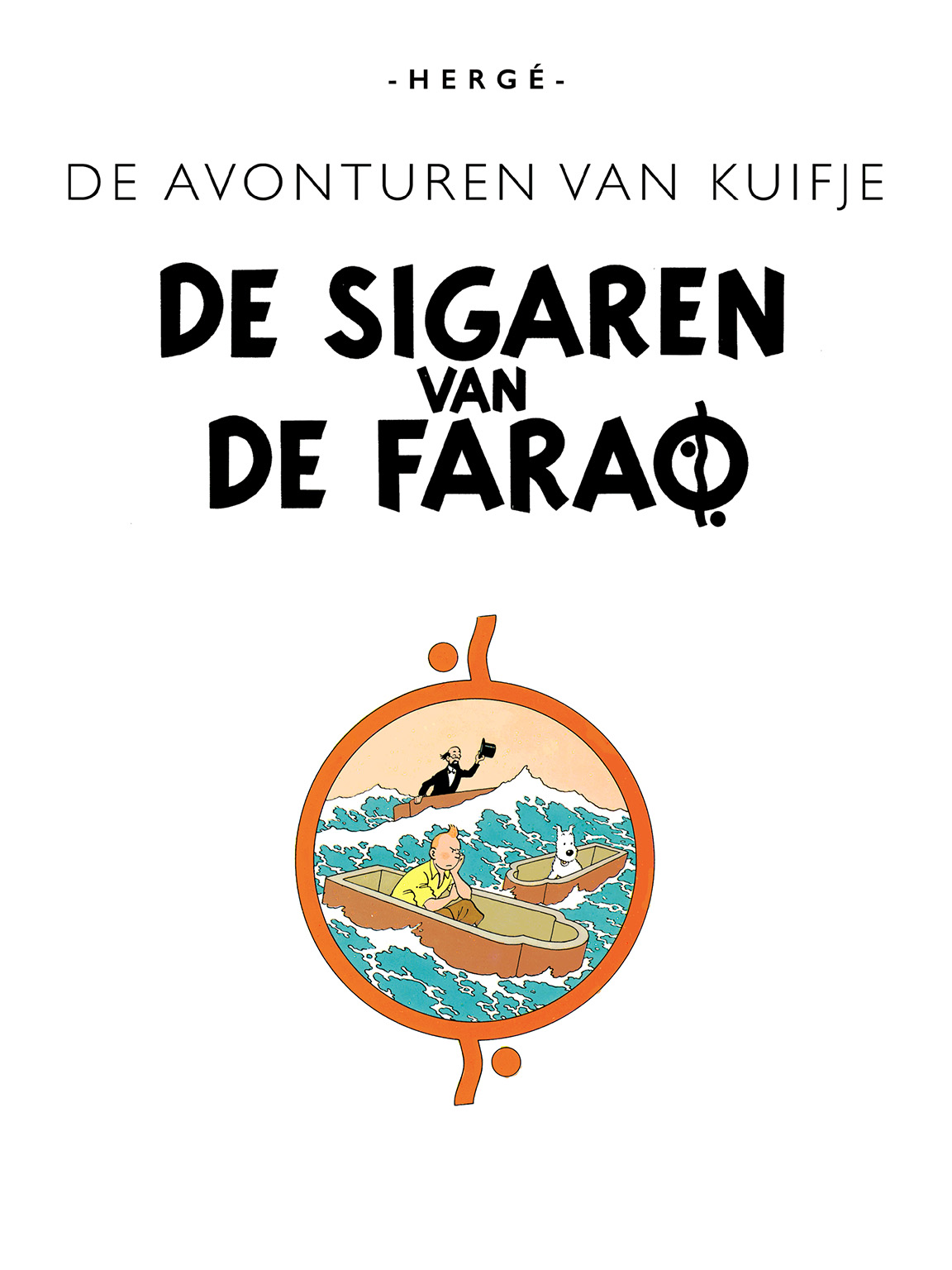 Les Cigares du Pharaon - Page titre