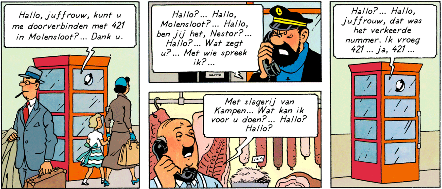 La boucherie Sanzot dans L'Affaire Tournesol