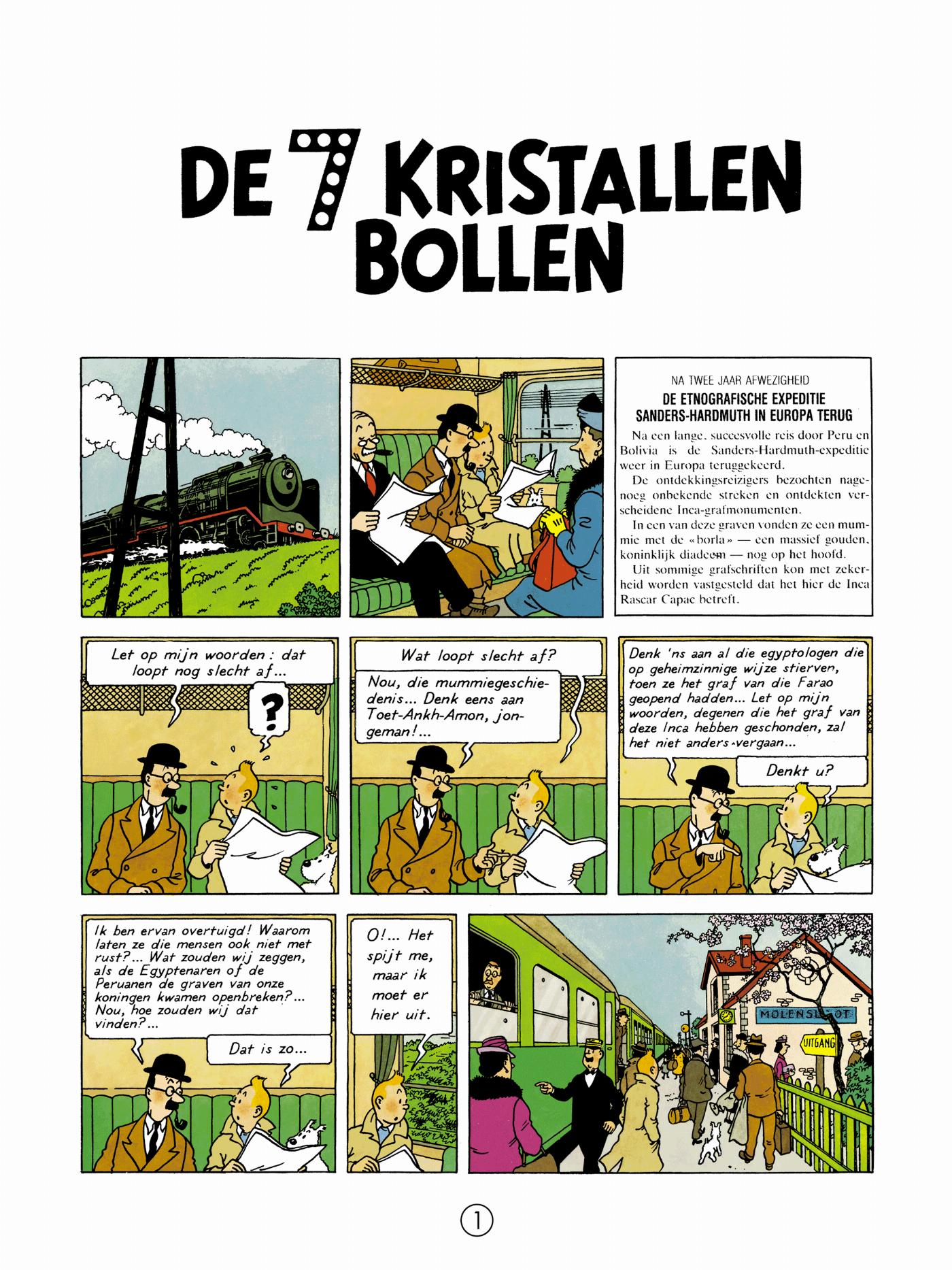 Les 7 Boules de cristal - page 1
