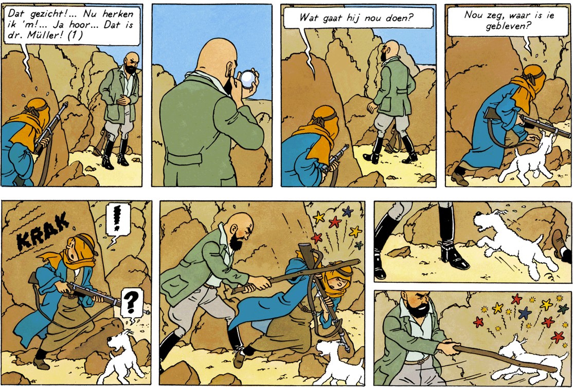 Müller - Tintin au pays de l'or noir