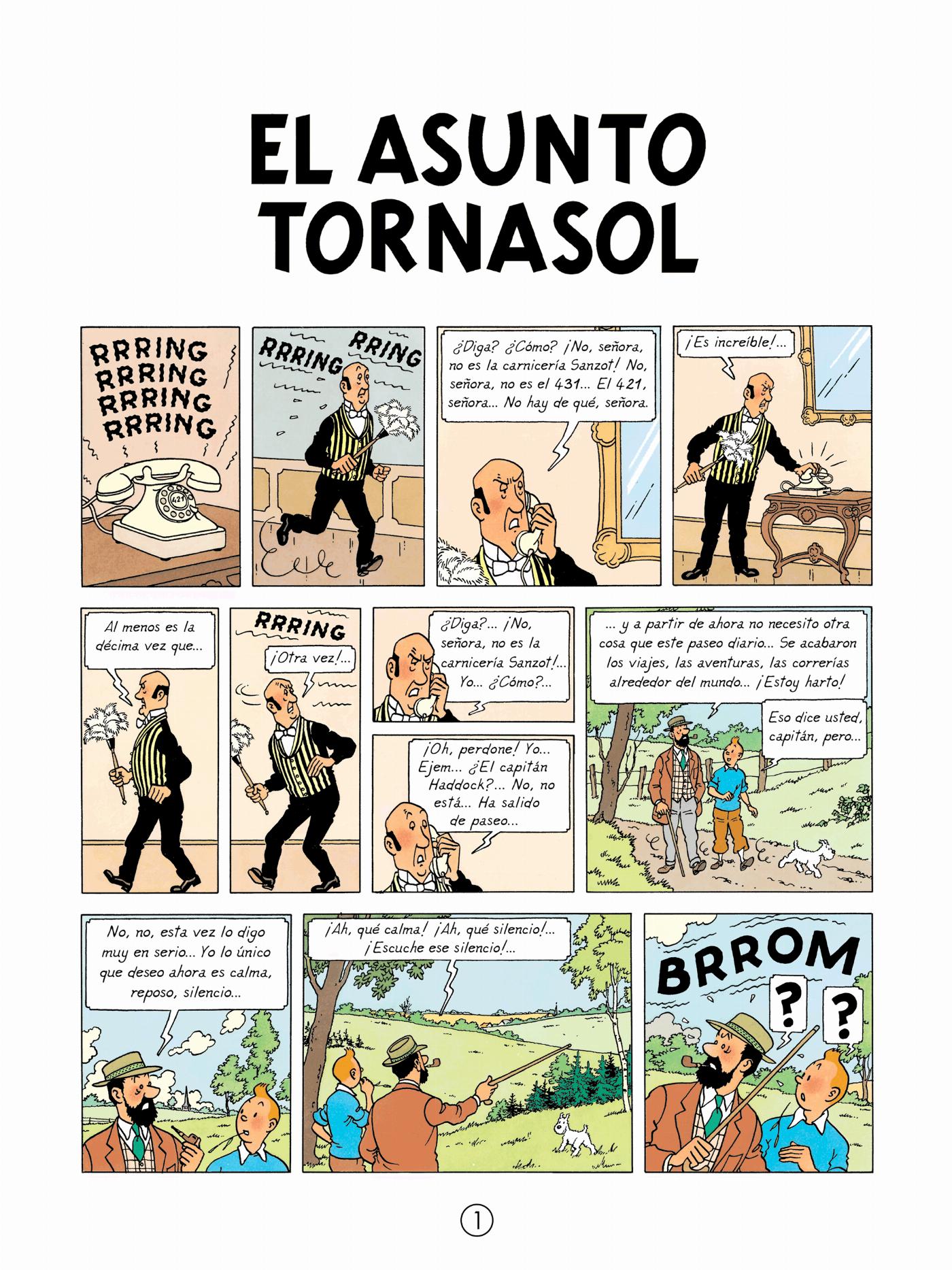 L'Affaire Tournesol - page 1