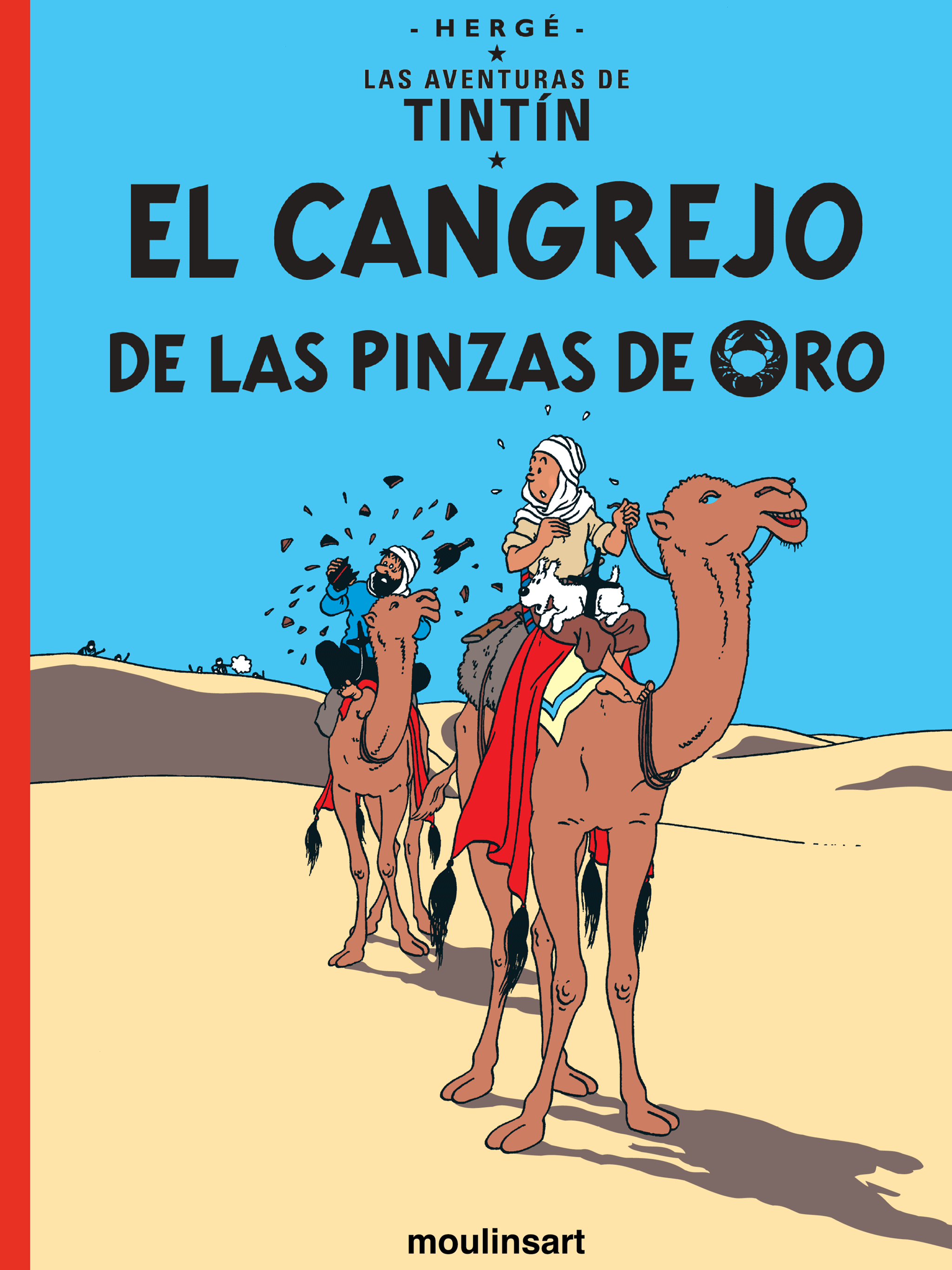Couverture de l'album Le Crabe aux pinces d'or par Hergé