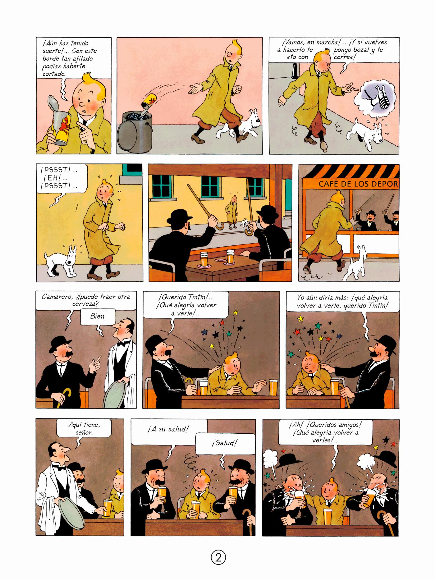 Le Crabe aux pinces d'or - page 2