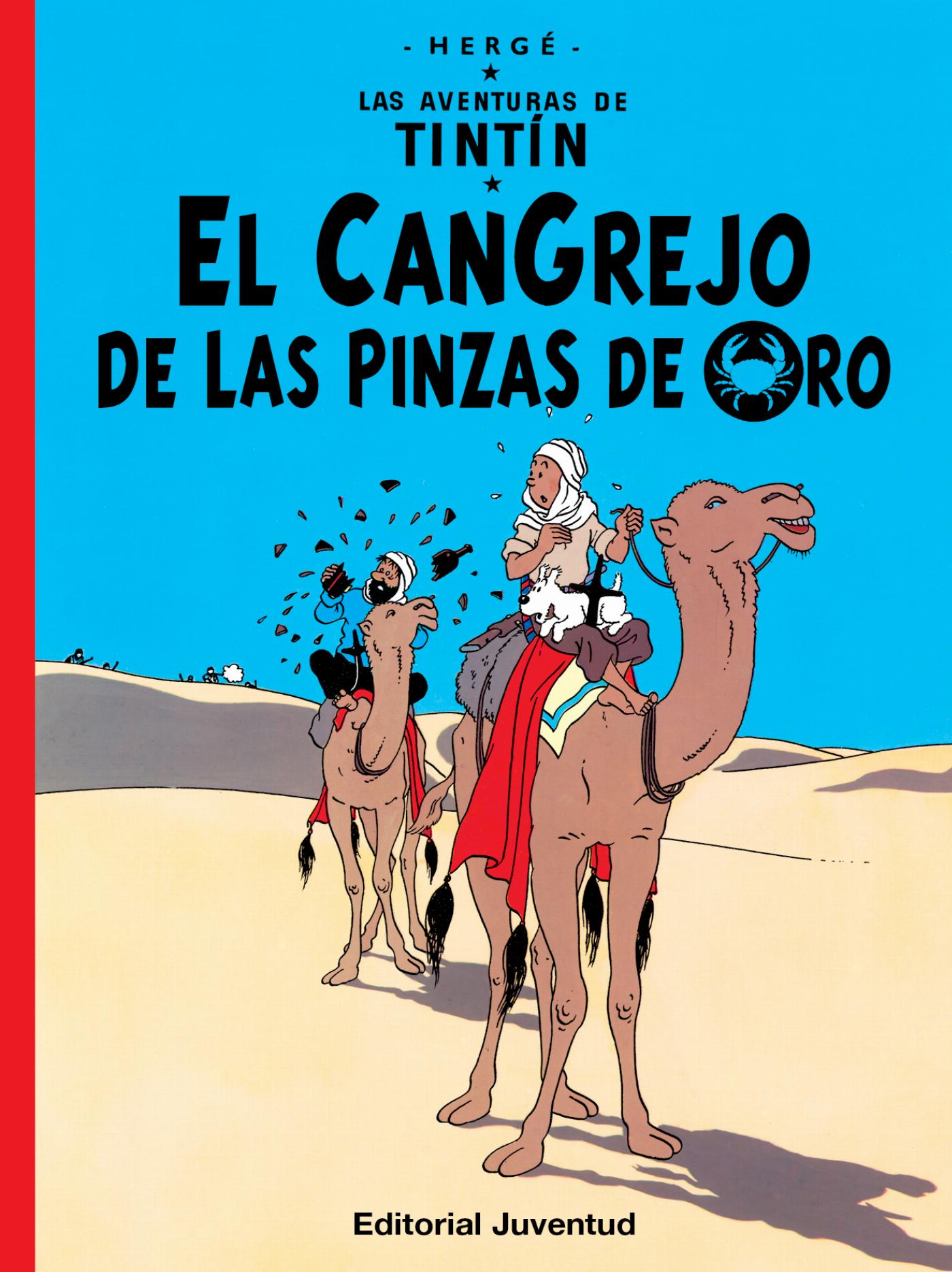 Couverture de l'album Le Crabe aux pinces d'or par Hergé