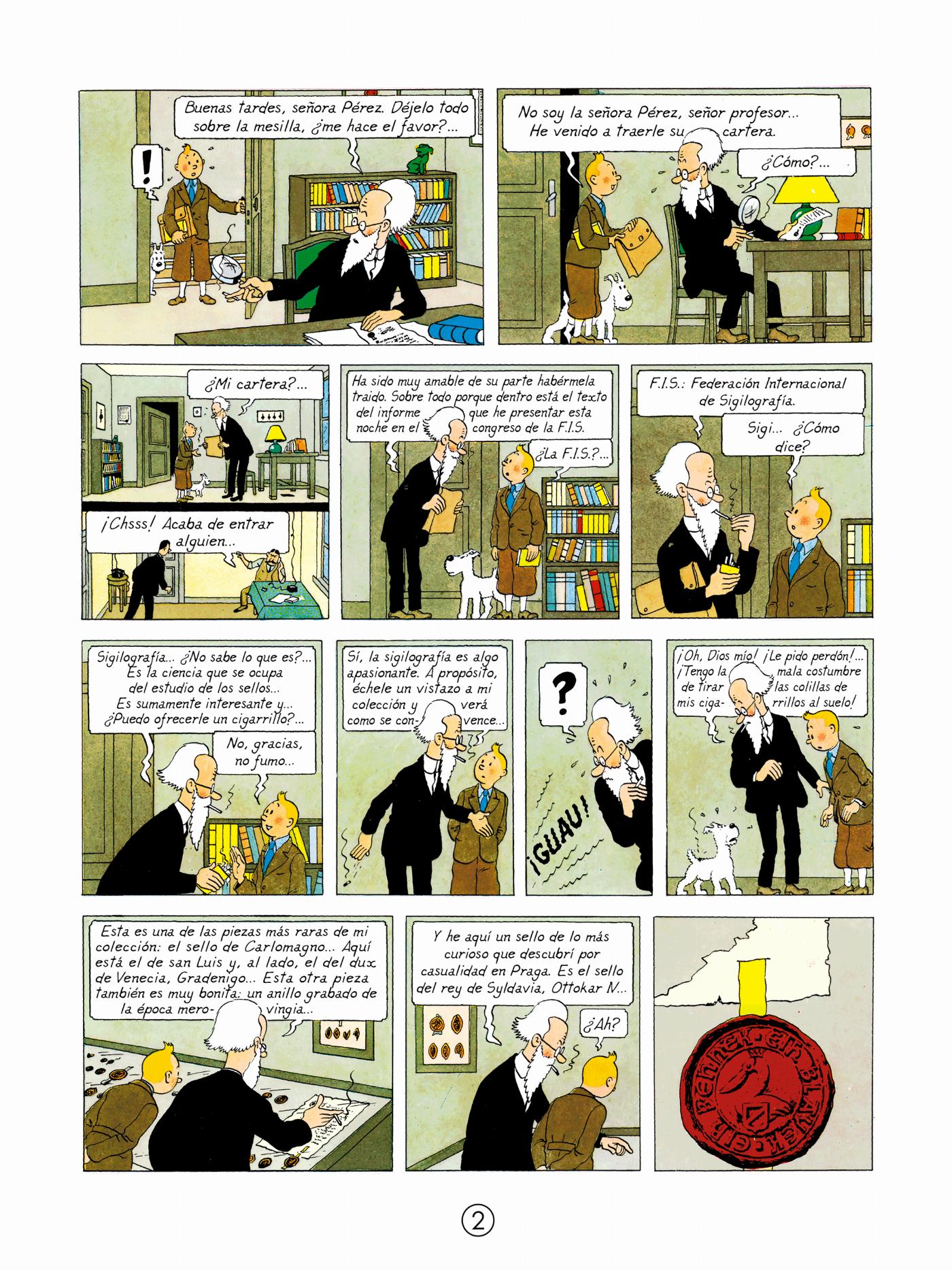 Le Sceptre d'Ottokar - page 2