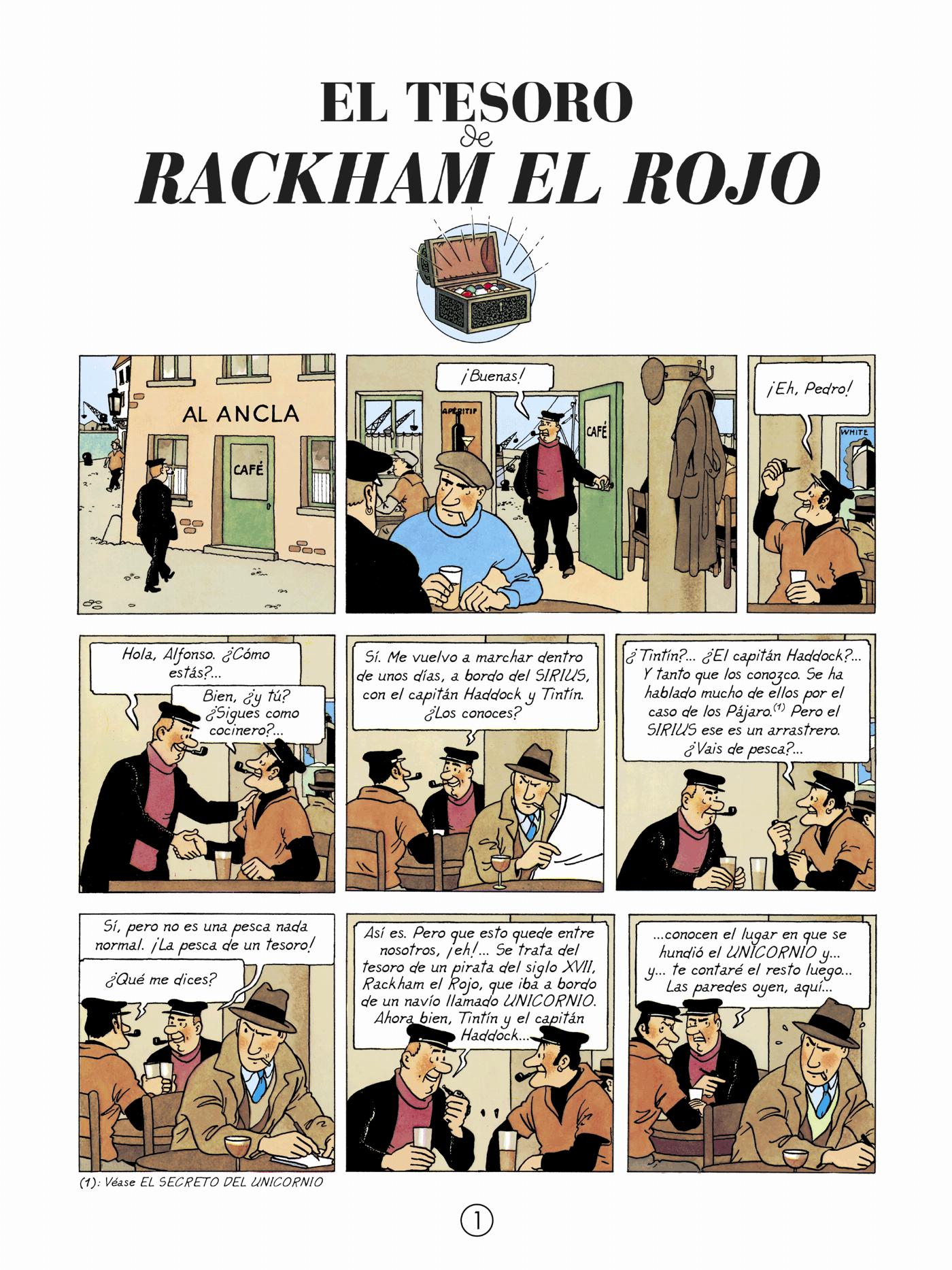Le Trésor de Rackham le Rouge - page 1