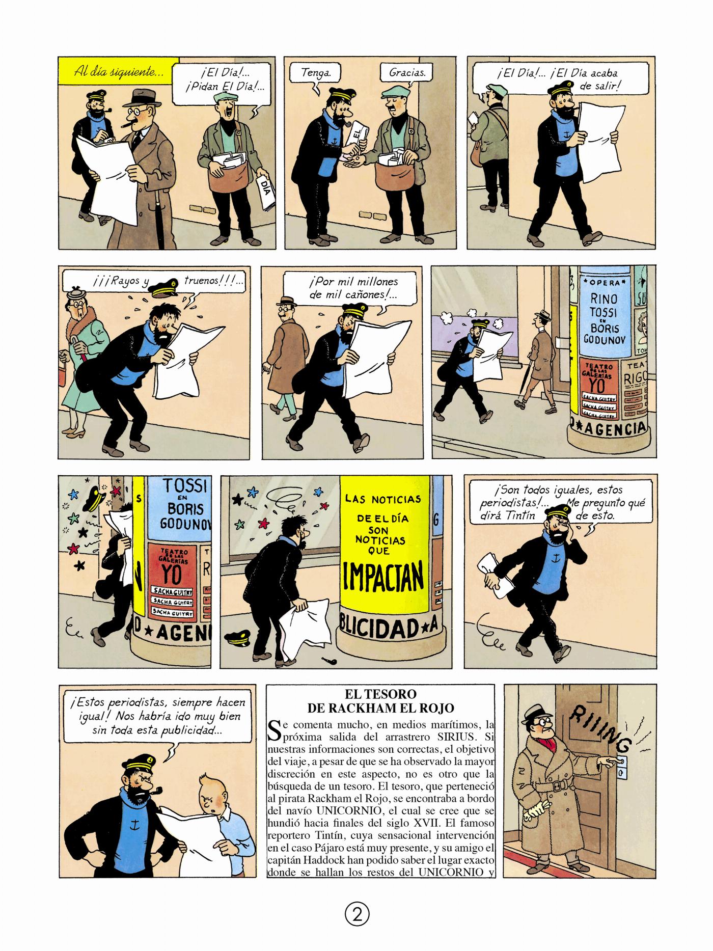 Le Trésor de Rackham le Rouge - page 2