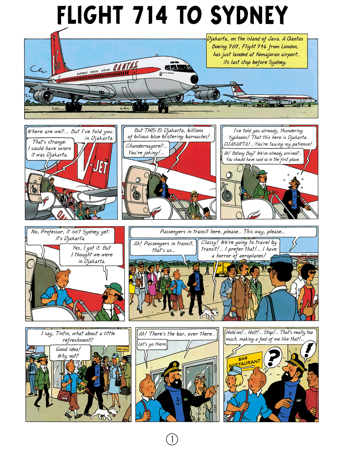 Flight 714 to Sydney - page 1