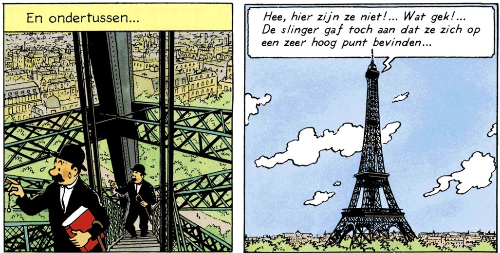 Les dupondt pendule tour effeil