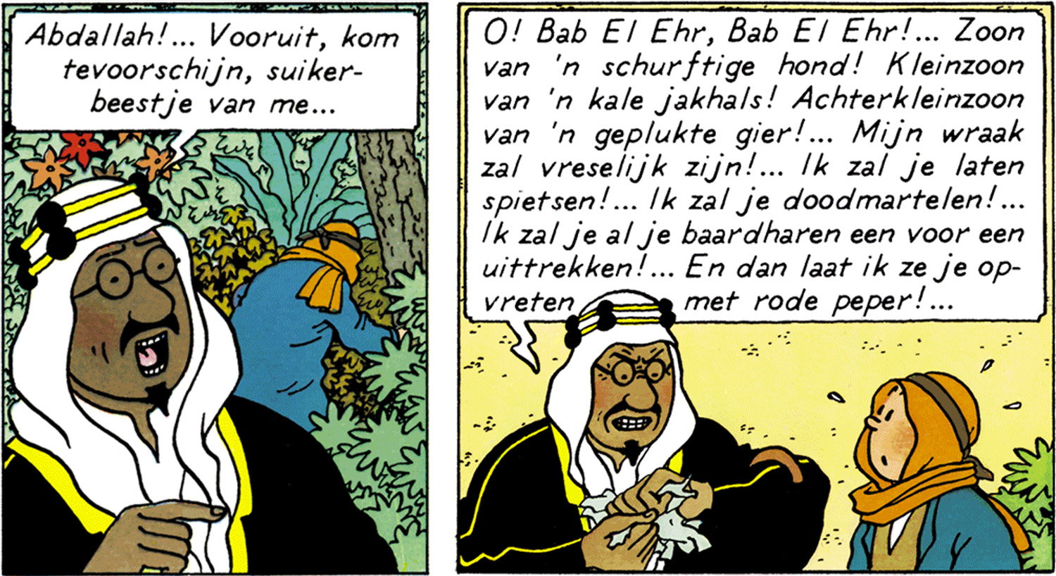 L'Émir Mohammed Ben Kalish Ezab dans Tintin au pays de l'or noir